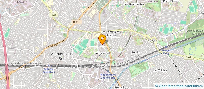 localisation de l'entreprise L'ECOLE DU CHAT LIBRE RENE MURET BIGOTTINI à SEVRAN