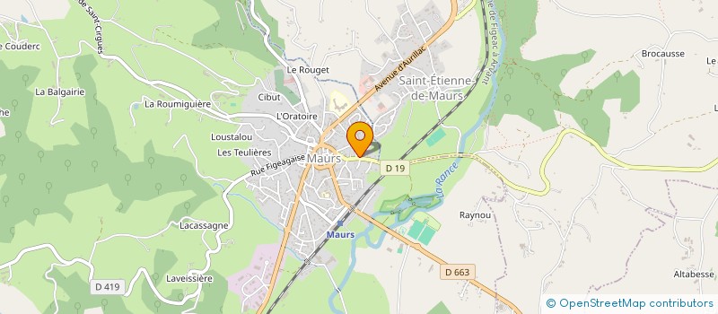 localisation de l'entreprise L'ECOLE DU CHAT MAURSOIS à MAURS