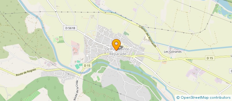 localisation de l'entreprise L ECOLE DU CHEVAL  LE PUY-SAINTE-REPARADE