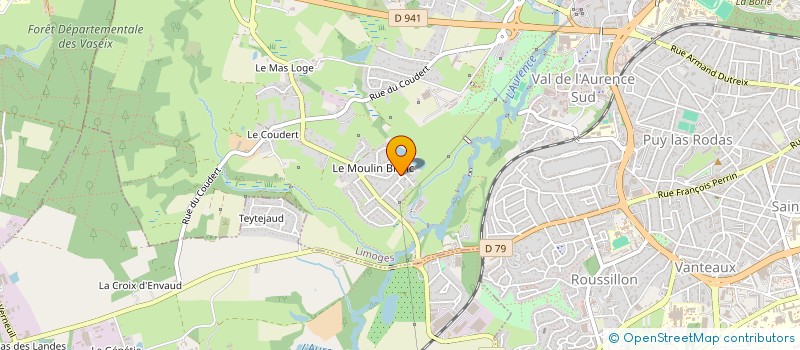localisation de l'entreprise L'ECOLE DU CRAYON DE BOIS à LIMOGES