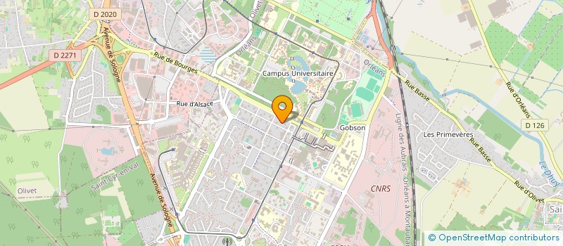 localisation de l'entreprise L' ECOLE DU KARATE ARTISTIQUE à ORLEANS