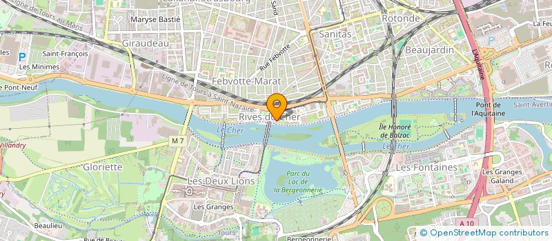 localisation de l'entreprise L'ECOLE DU MASSAGE  TOURS