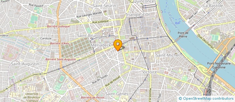 localisation de l'entreprise L'ECOLE DU SEPTIEME ART à BORDEAUX