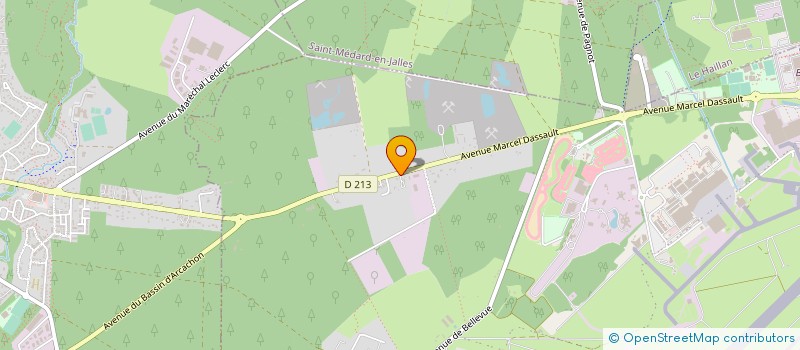 localisation de l'entreprise L'ECOLE FRANCAISE DE GEOBIOLOGIE à MERIGNAC