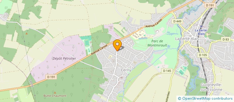 localisation de l'entreprise L ECOLE LE LIVRE L ENFANT à CERNY