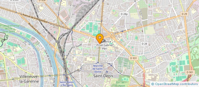 localisation de l'entreprise L'ECOLE LEUR AVENIR à SAINT-DENIS
