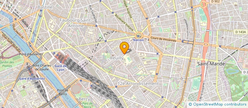 localisation de l'entreprise L'ECOLE NOUVELLE DES ARTS à PARIS