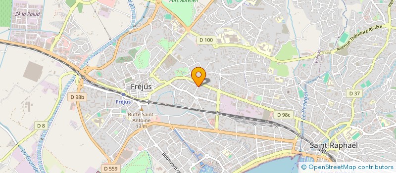 localisation de l'entreprise L'ECOLE O CHRYSALIDES à FREJUS