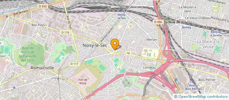 localisation de l'entreprise L'ECOLE POUR L'EMPLOI à NOISY-LE-SEC