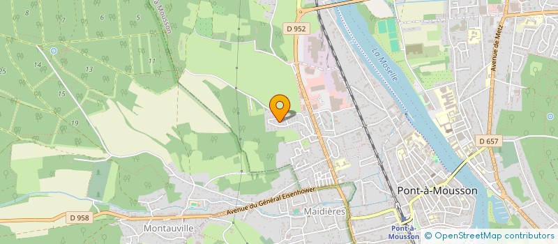 localisation de l'entreprise L'ECOLE SANS FREIN  PONT-A-MOUSSON