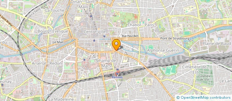 localisation de l'entreprise L'ECOLE SUPERIEURE D'ART DRAMATIQUE DU THEATRE NATIONAL DE BRETAGNE  RENNES