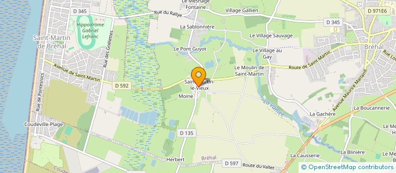 localisation de l'entreprise L'ECOLE THEATRE DES EMBRUNS  BREHAL