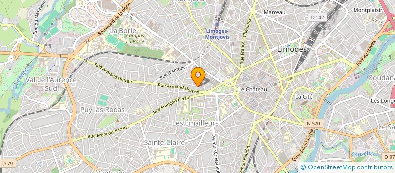 localisation de l'entreprise L'ECOLE TRANQUILLE à LIMOGES