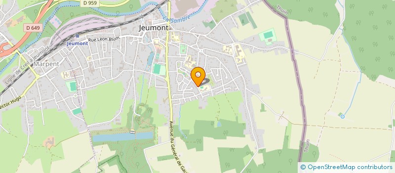localisation de l'entreprise L' ECOLOBRI à JEUMONT