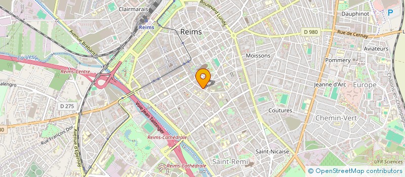 localisation de l'entreprise L'ECOLOGIE DU FUTUR  REIMS