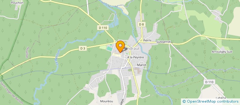 localisation de l'entreprise L ECONOMIE DE VILLANDRAUT à VILLANDRAUT