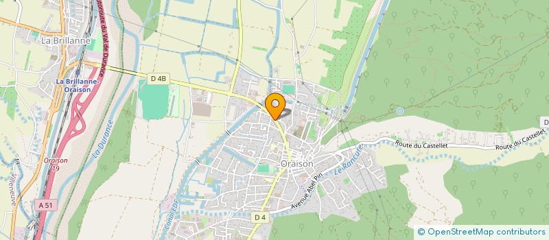 localisation de l'entreprise L'ECORCE  ORAISON