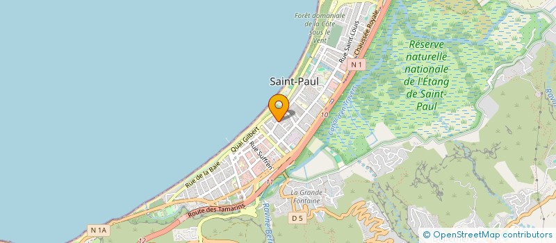 localisation de l'entreprise L'ECORCE FLEURIE SARL à SAINT-PAUL
