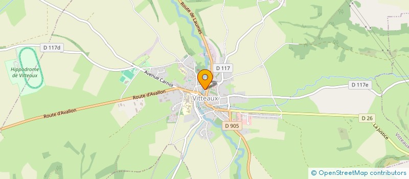 localisation de l'entreprise L'ECORCHE  VITTEAUX