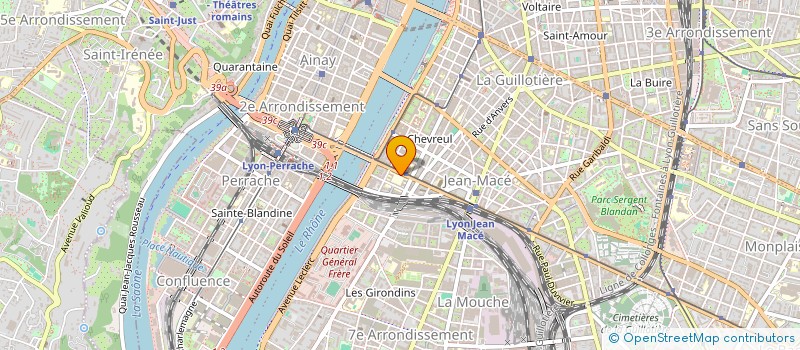 localisation de l'entreprise L'ECORNIFLEUR  LYON