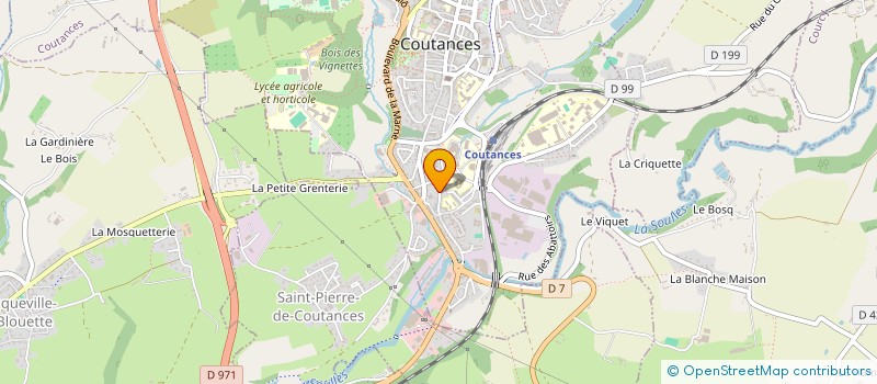 localisation de l'entreprise L'ECOSSAISE  TOURVILLE-SUR-SIENNE