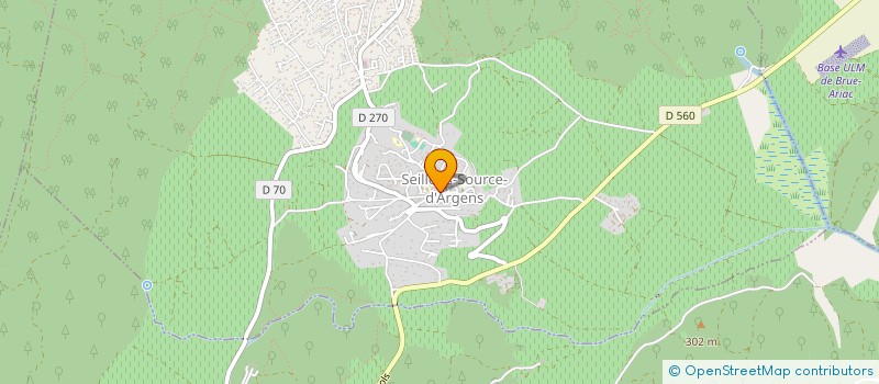 localisation de l'entreprise L'ECOUTILLE à SEILLONS-SOURCE-D'ARGENS