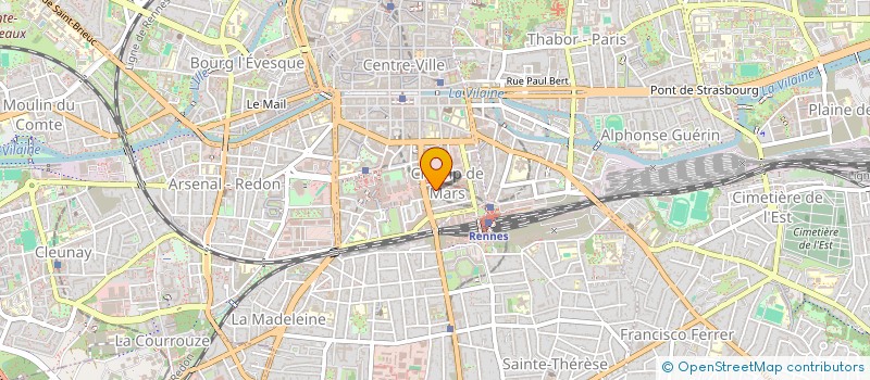 localisation de l'entreprise L'ECRAN A LA LOUPE à RENNES