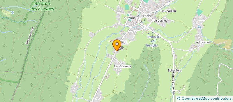 localisation de l'entreprise L'ECRAN INVESTISSEMENTS  AUTRANS-MEAUDRE EN VERCORS