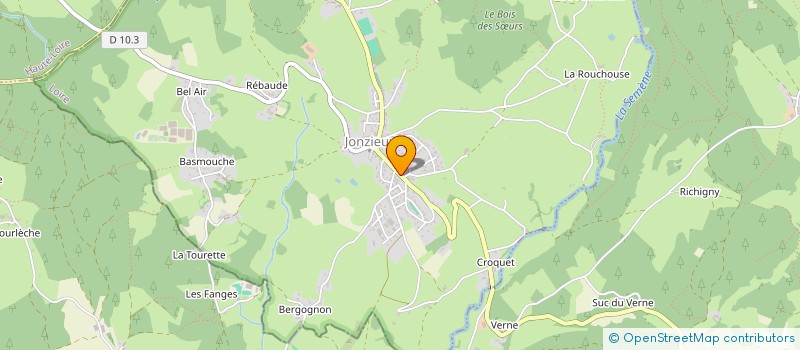 localisation de l'entreprise L'ECRAN MAGIQUE  SAINT-GENEST-MALIFAUX