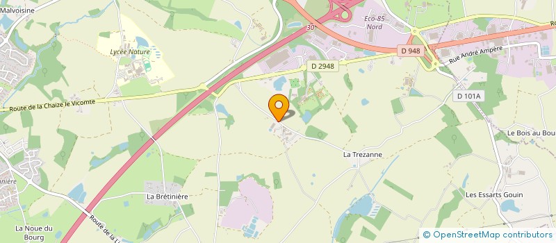 localisation de l'entreprise L'ECRIN à LA ROCHE-SUR-YON