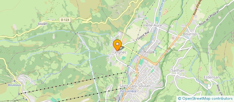 localisation de l'entreprise L'ECRIN  SAINT-LARY-SOULAN