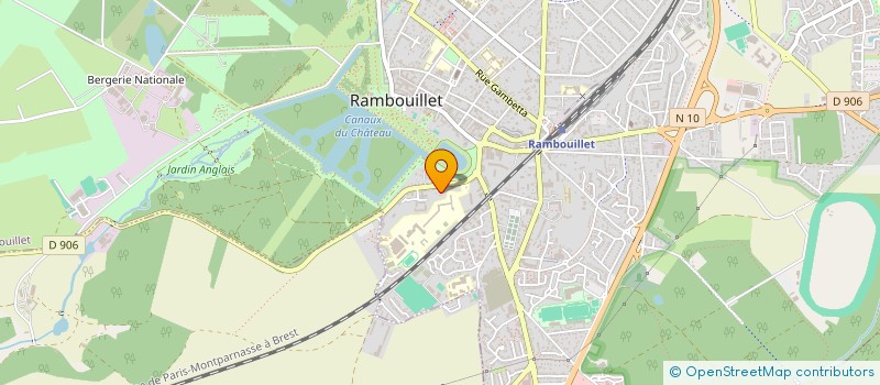 localisation de l'entreprise L'ECRIN  RAMBOUILLET