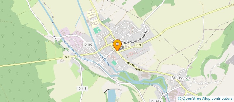 localisation de l'entreprise L'ECRIN à WASSY