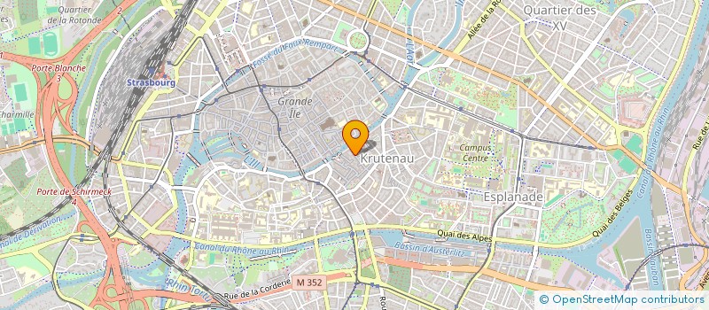 localisation de l'entreprise L'ECRIN à STRASBOURG