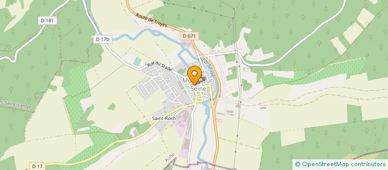 localisation de l'entreprise L'ECRIN  MUSSY-SUR-SEINE