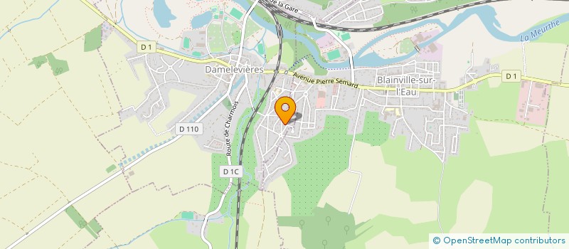 localisation de l'entreprise L'ECRIN BAR & LOUNGE  DAMELEVIERES