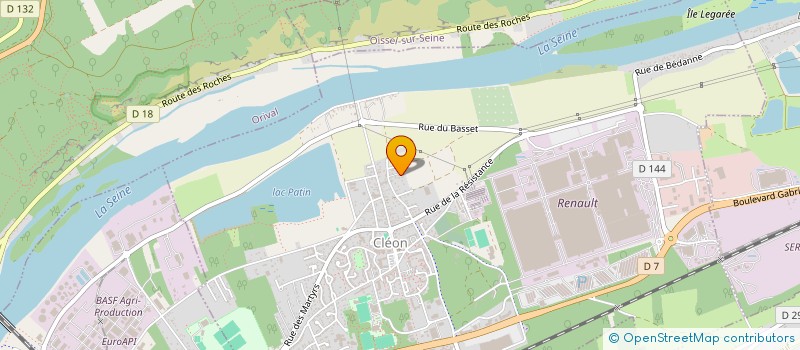 localisation de l'entreprise L'ECRIN BOHEME  CLEON