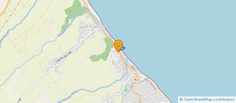 localisation de l'entreprise L'ECRIN D'AZUR  SAINT-BENOIT