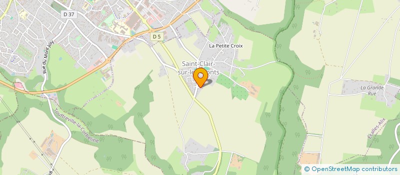 localisation de l'entreprise L'ECRIN D'AZURITE  SAINT-CLAIR-SUR-LES-MONTS