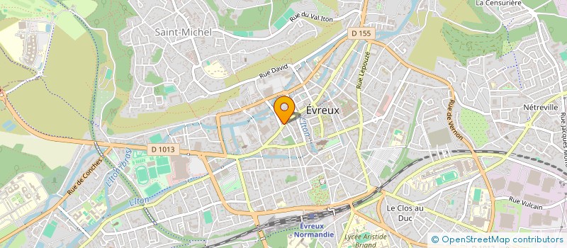 localisation de l'entreprise L'ECRIN D'EVREUX  EVREUX