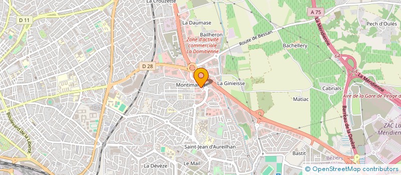 localisation de l'entreprise L'ECRIN DE BEAUTE à BEZIERS