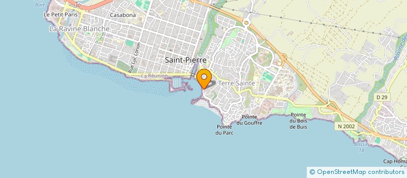 localisation de l'entreprise L'ECRIN DE BEAUTE à SAINT-PIERRE