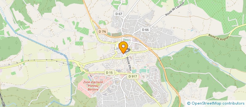 localisation de l'entreprise L ECRIN DE DOUCEURS  LAMBESC