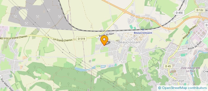 localisation de l'entreprise L'ECRIN DE PARMENIE  BEAUCROISSANT