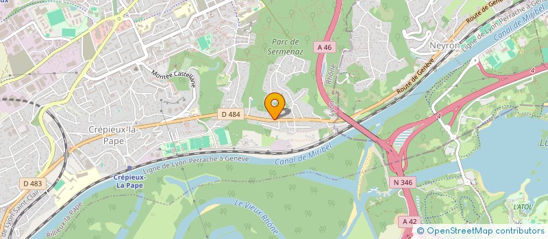 localisation de l'entreprise L'ECRIN DE PIERRES  RILLIEUX-LA-PAPE