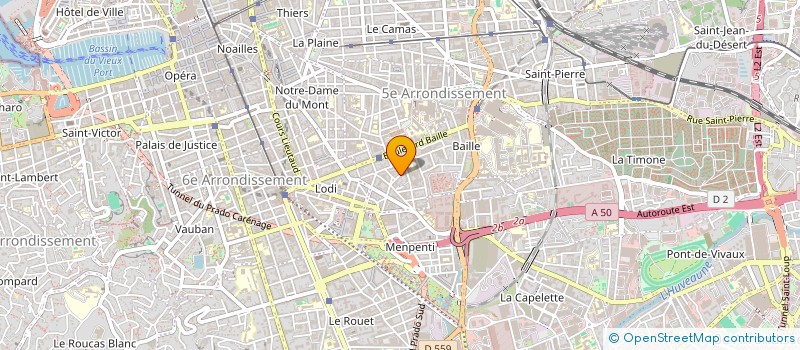 localisation de l'entreprise L'ECRIN DE REVE à MARSEILLE