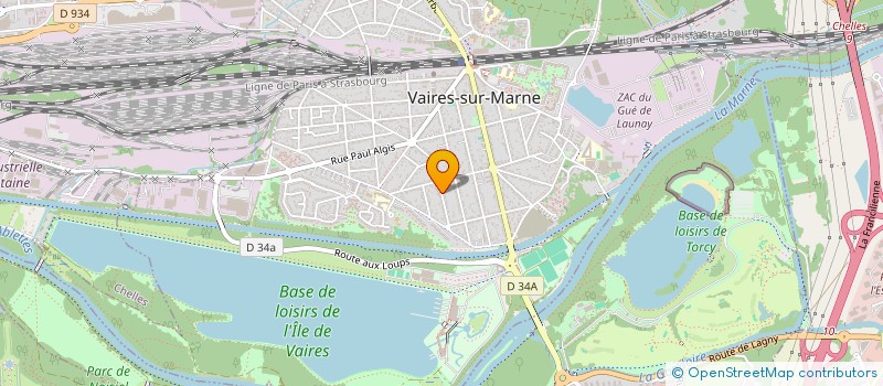 localisation de l'entreprise L'ECRIN DE RUMI  VAIRES-SUR-MARNE