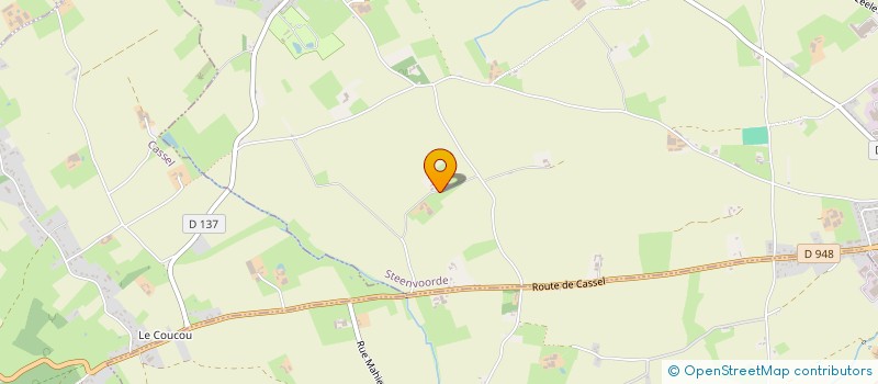 localisation de l'entreprise L'ECRIN DES MONTS DE FLANDRES  STEENVOORDE