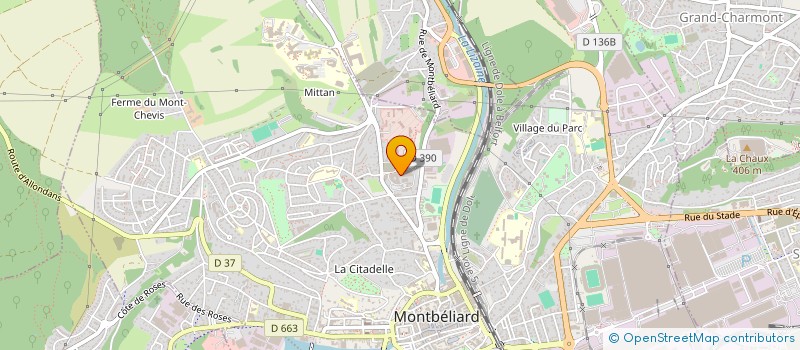 localisation de l'entreprise L'ECRIN DES NEIGES  MONTBELIARD