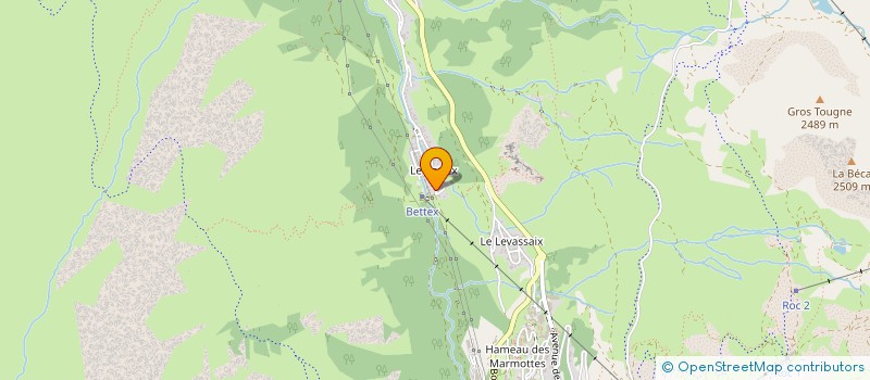 localisation de l'entreprise L'ECRIN DES PISTES  LES BELLEVILLE